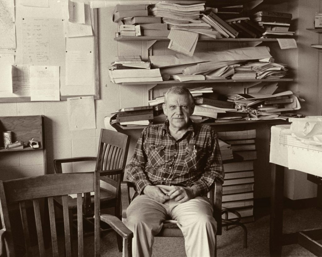Henry &quot;Hank&quot; Stommel in his WHOI office